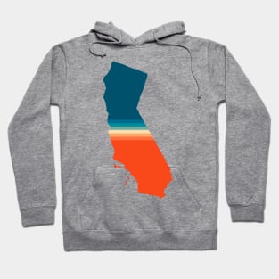 California State Retro Map Hoodie